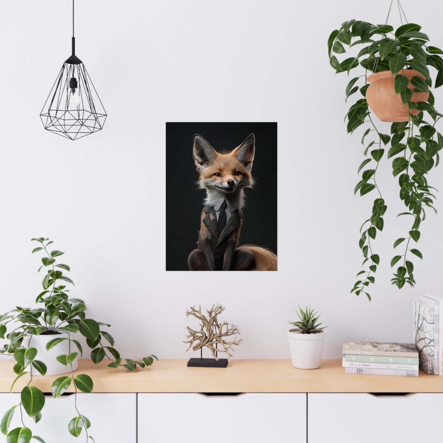 "Mr Sleek Fox" Poster - Print