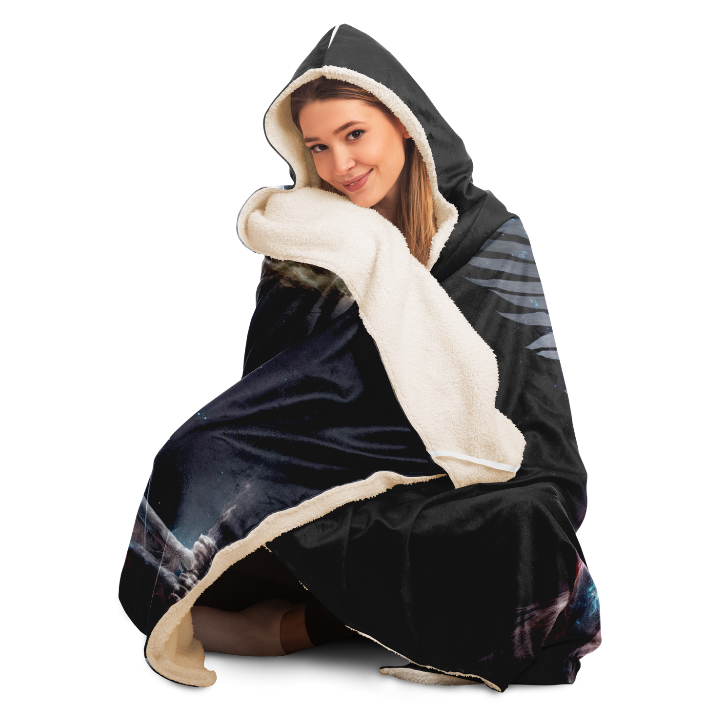 Galactic Griffon Hooded Blanket