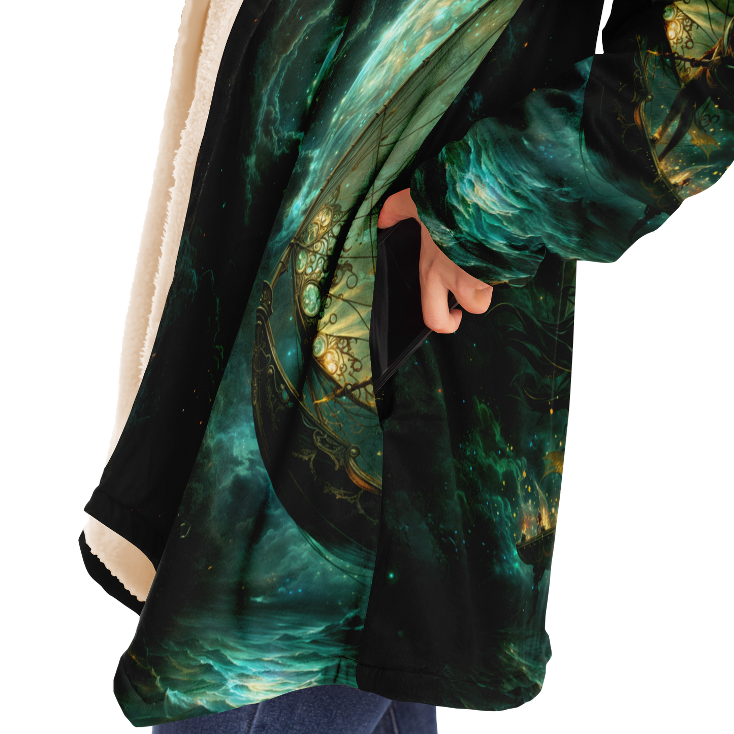 Astral Navigator Microfleece Cloak