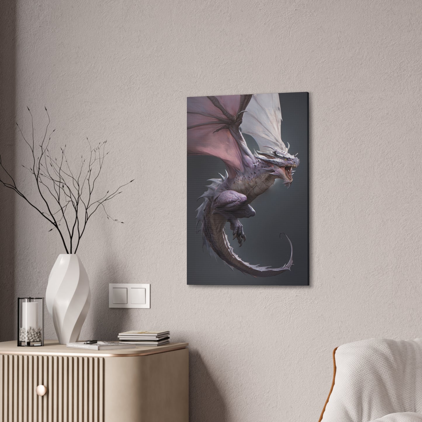 "Amethyst Ascender" Canvas Stretched, 0.75" - Print