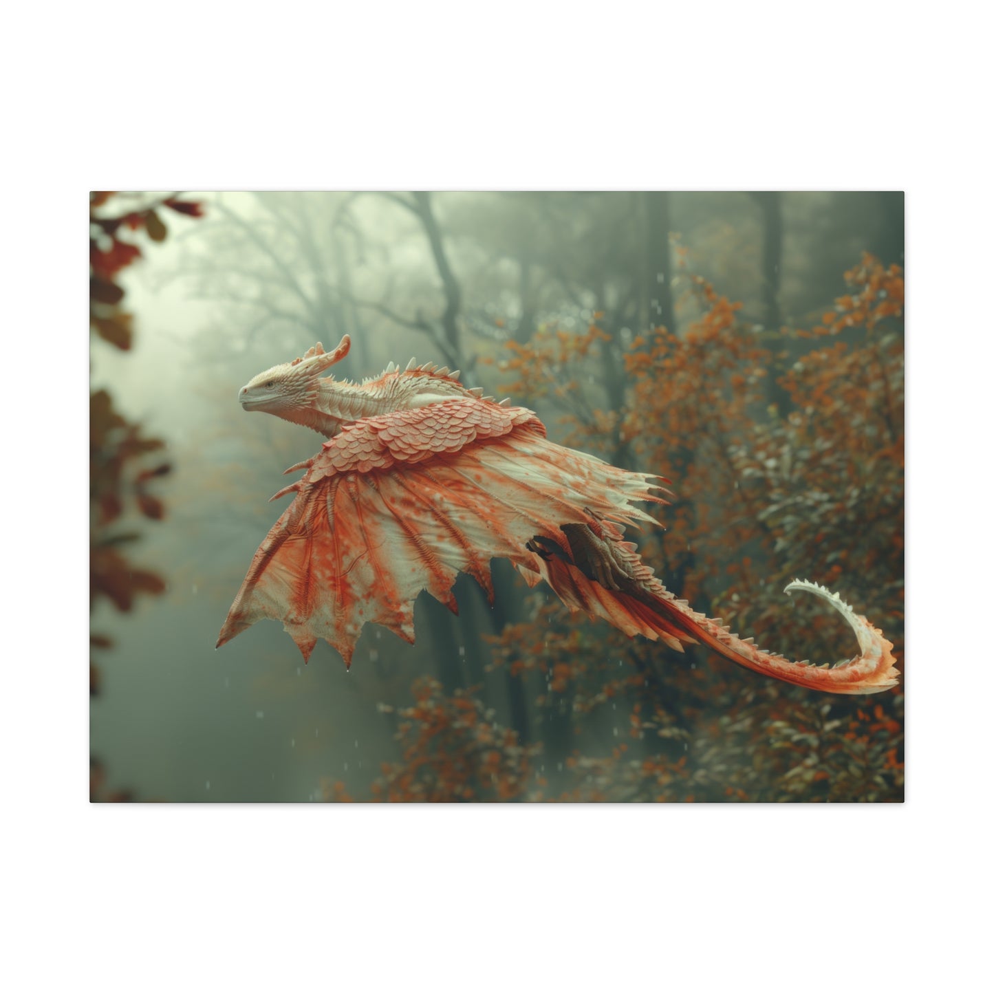 "Dragons Flight"  Canvas Stretched, 0.75" - Print