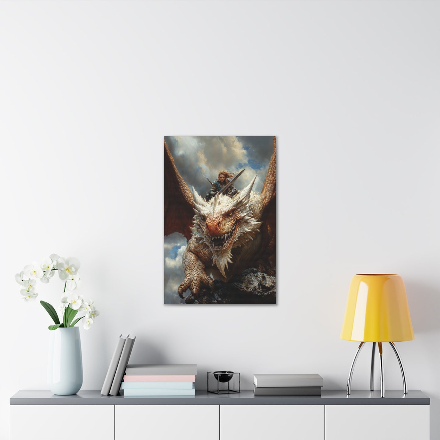 "Skyborn Fury" Canvas Stretched, 0.75" - Print