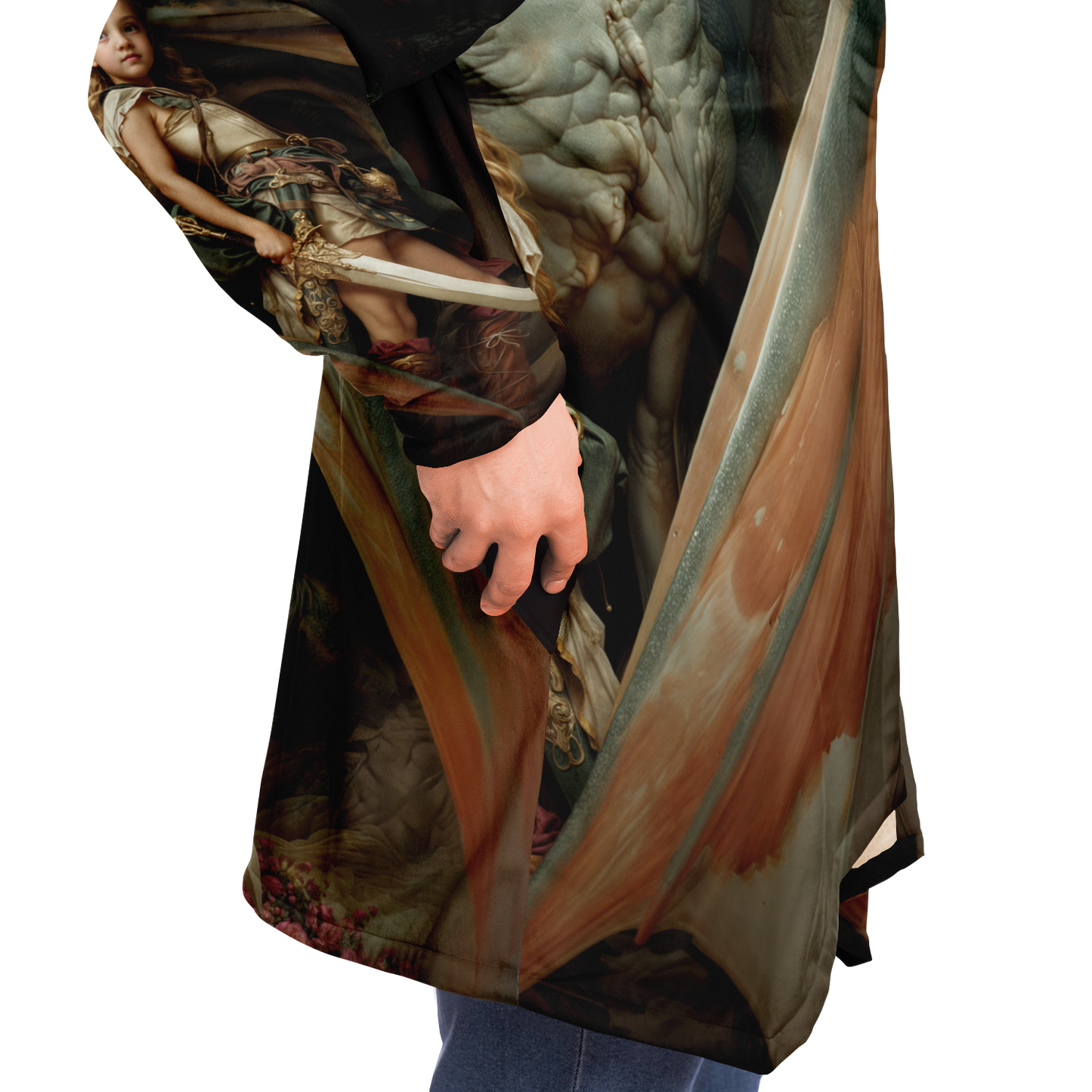 Little Maiden Warrior Microfleece Cloak