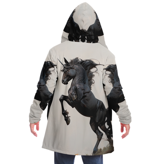 Midnight Unicorn Microfleece Cloak