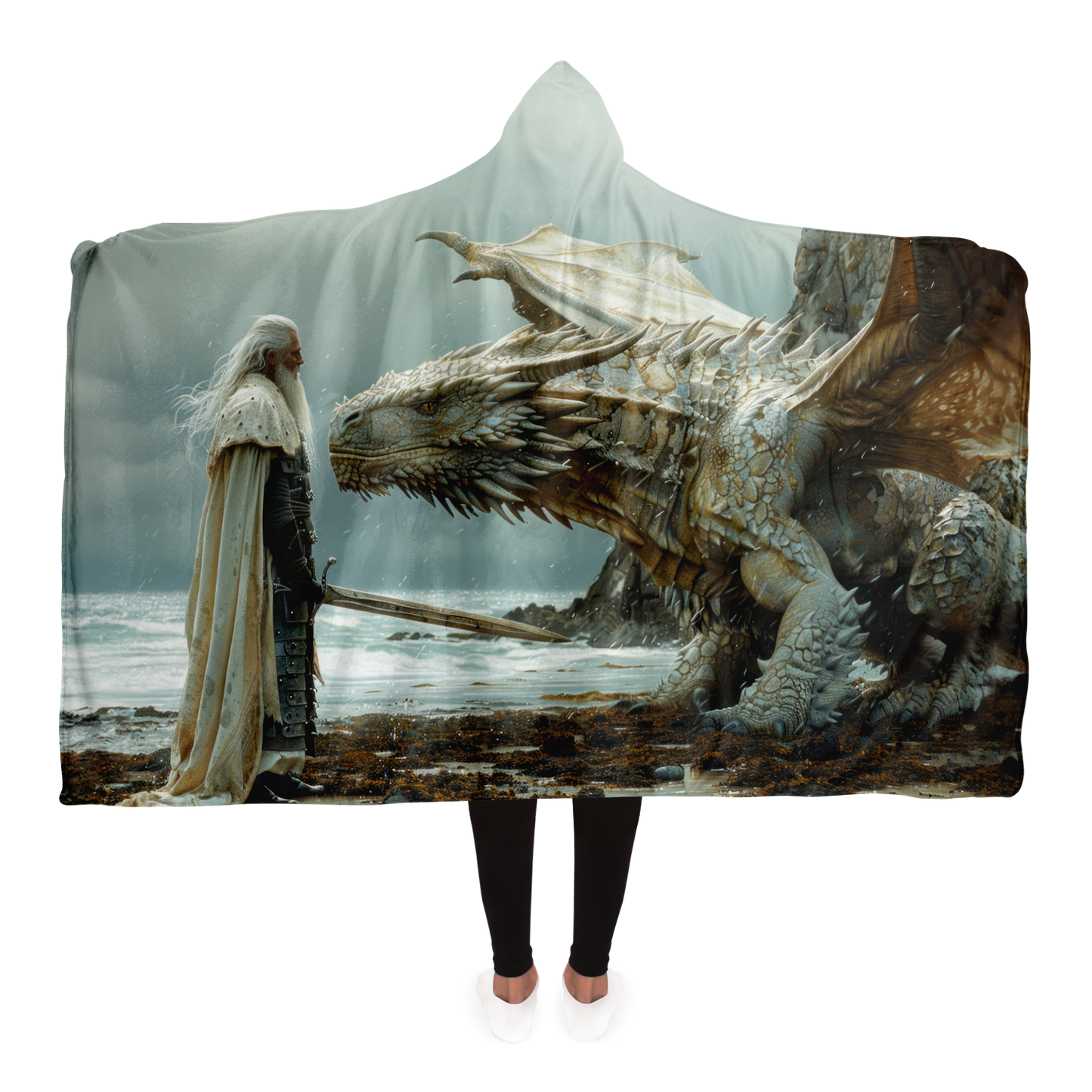 "Elders" Hooded Blanket