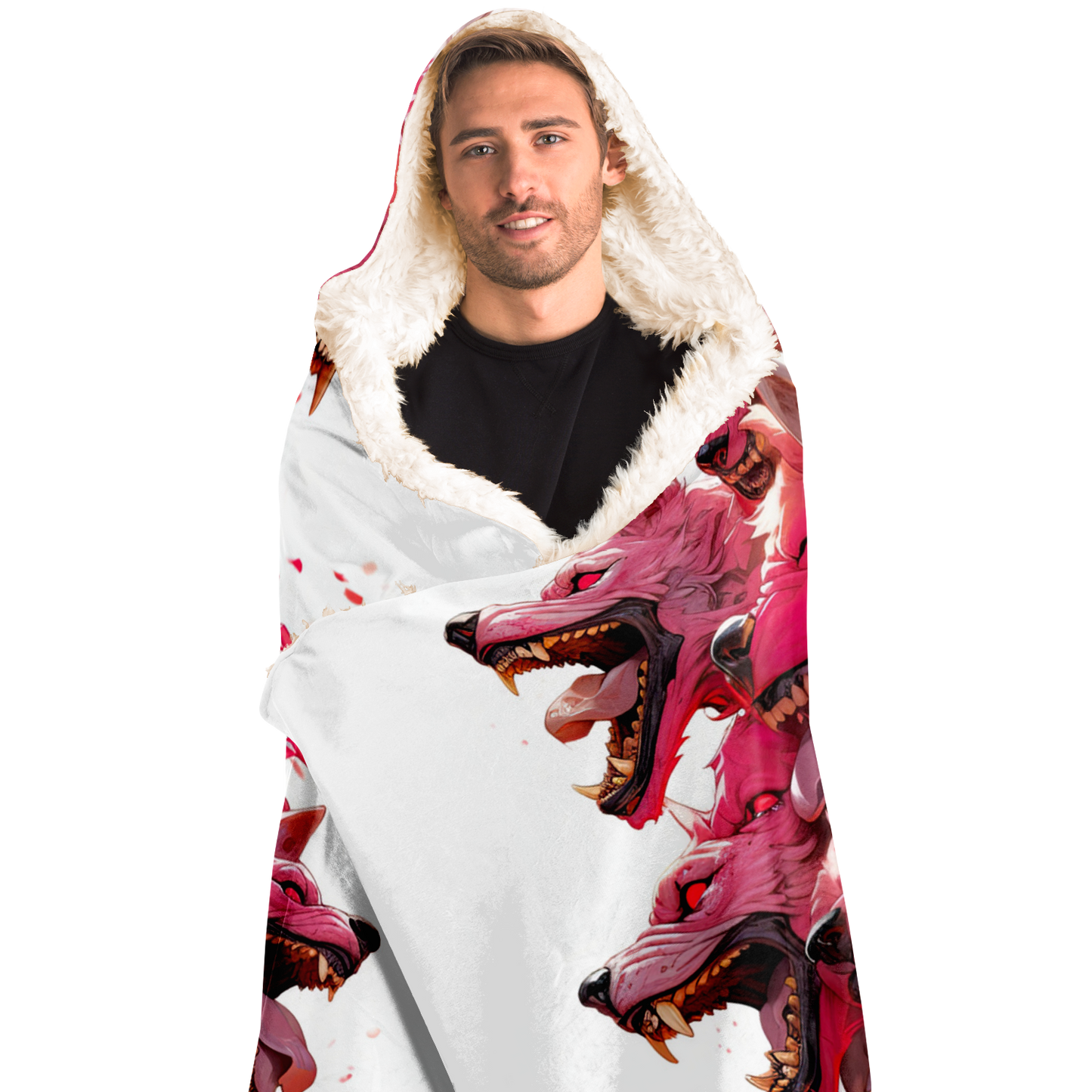 Wolf Storm Hooded Blanket