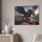 "Griffon Touchdown"  Canvas Stretched, 0.75" - Print