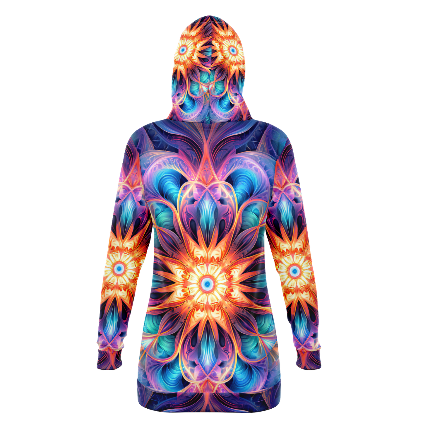 Opal Star Exploder Longline Festival Hoodie