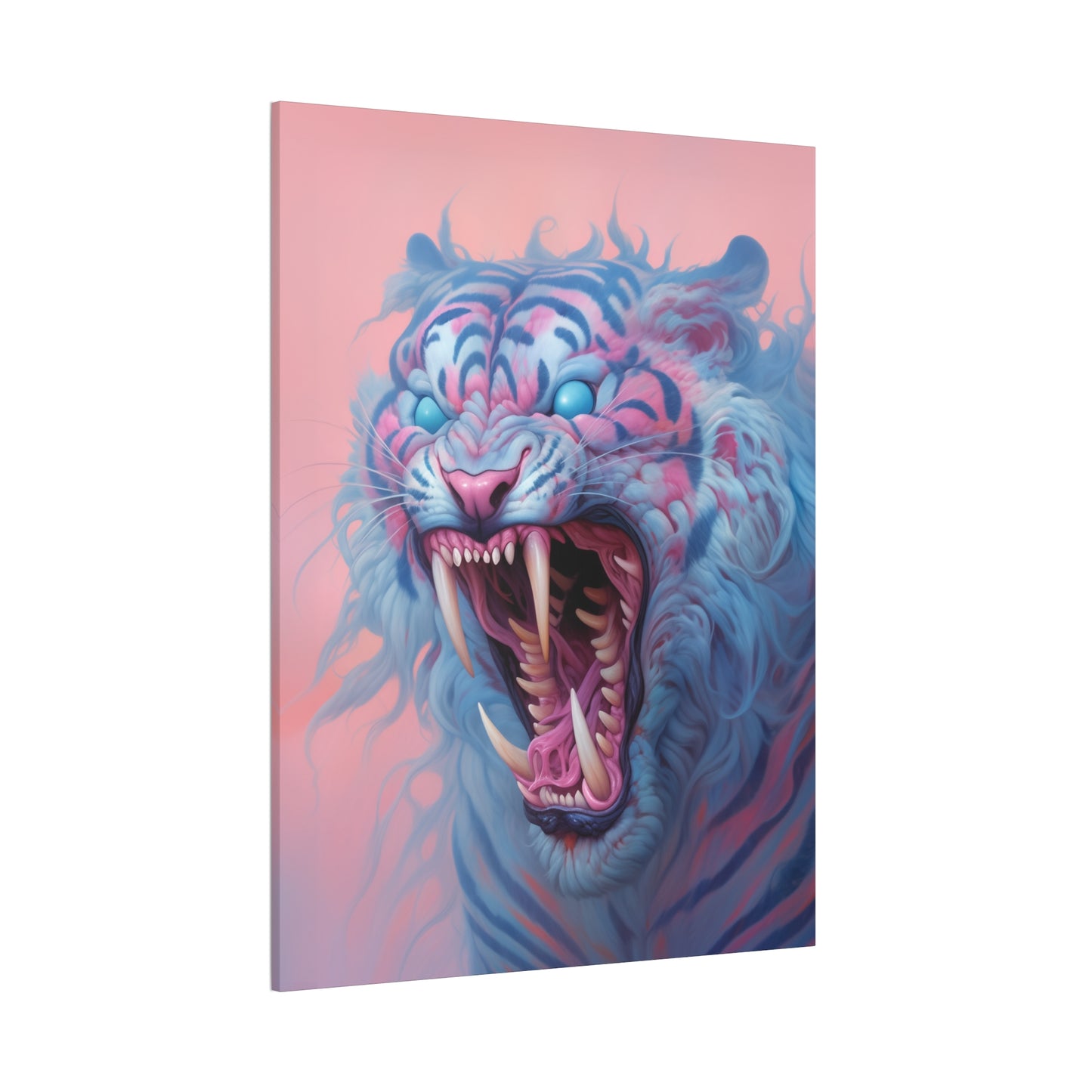 "Demon Tiger" Canvas Stretched, 0.75" - Print