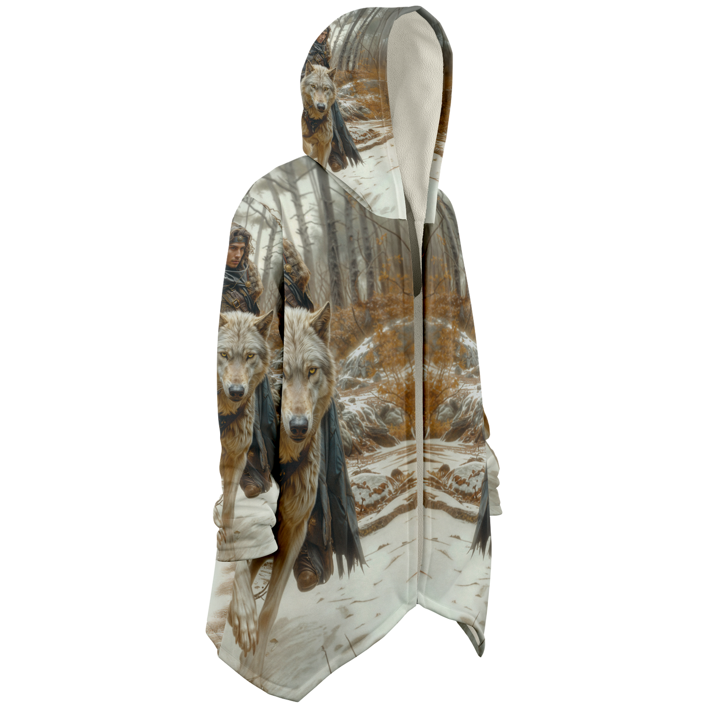 Wolf Rider Microfleece Cloak