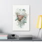 "White Medusa Queen" Canvas Stretched, 0.75" - Print