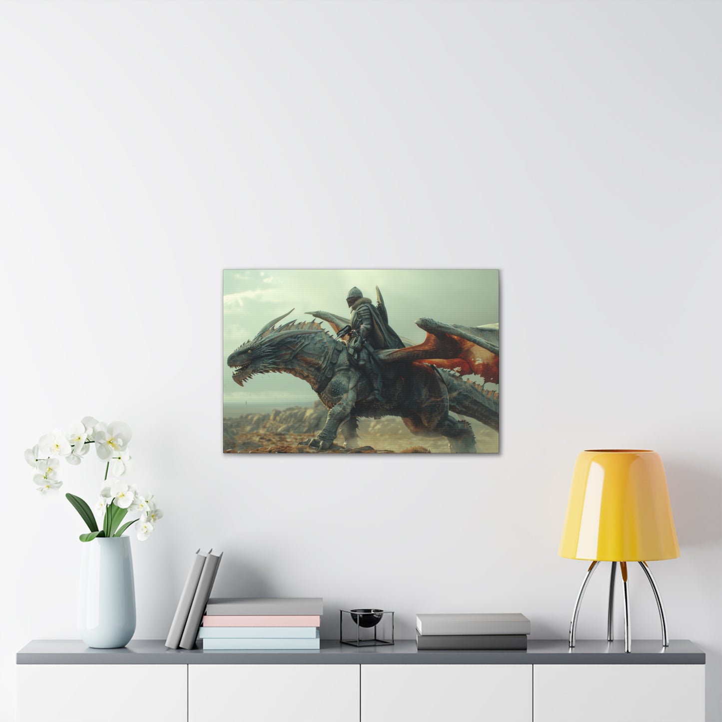 "Dragon Captain"  Canvas Stretched, 0.75" - Print