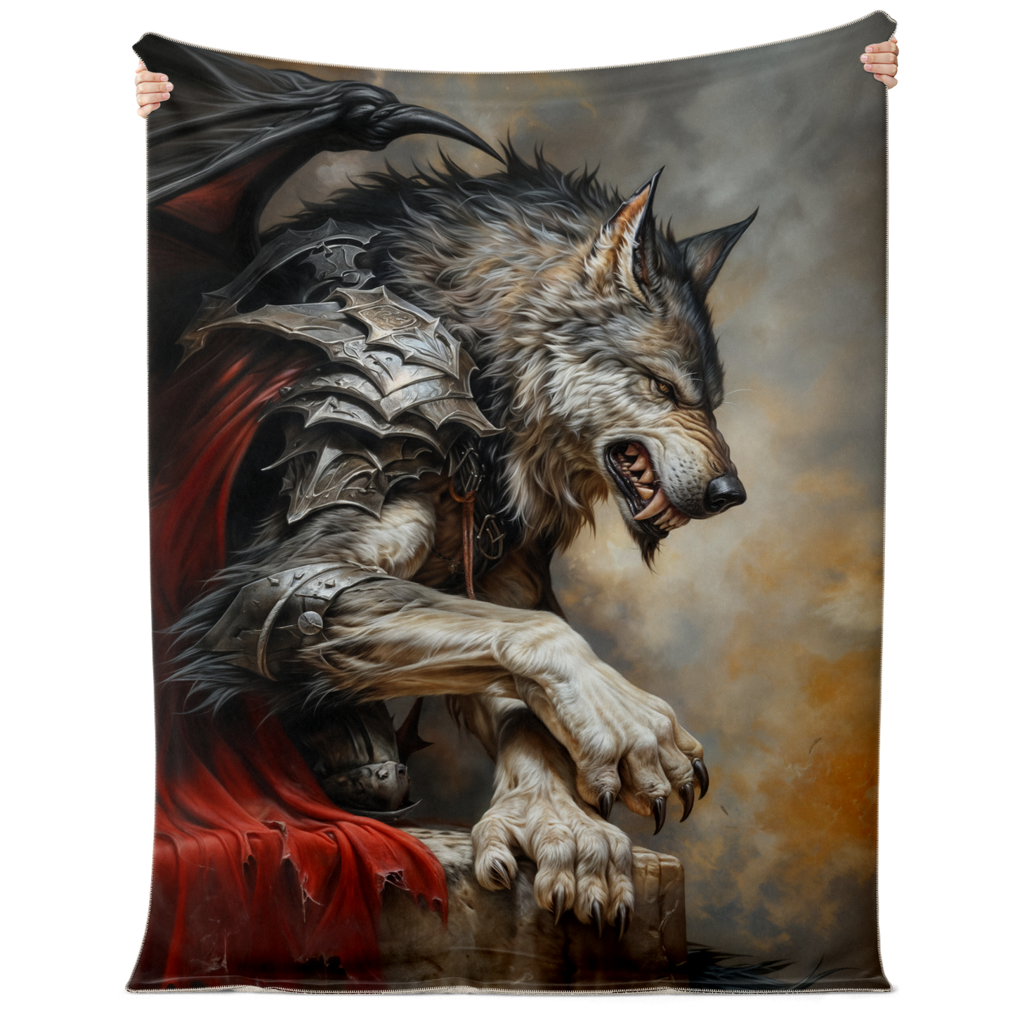 Dracowolf Premium Microfleece Blanket