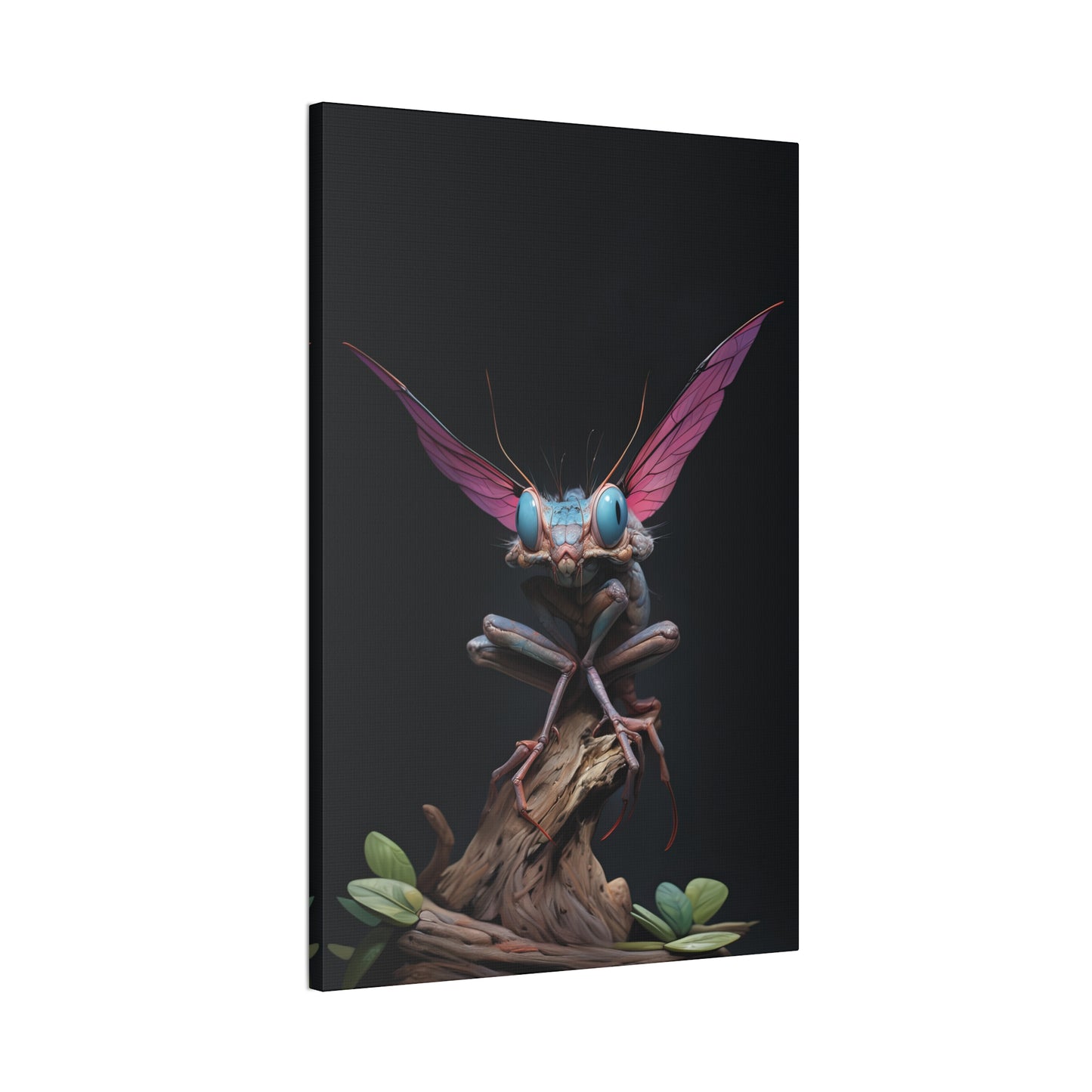 "Pixie Bug" Canvas Stretched, 0.75" - Print