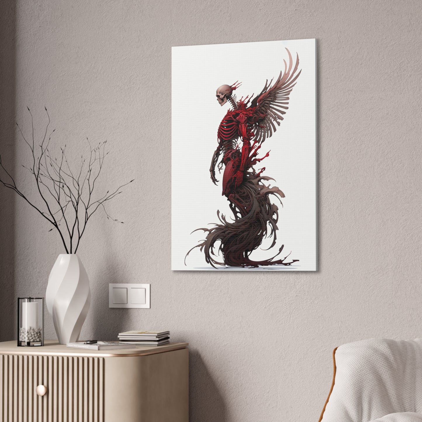 "Mortal Immortal" Canvas Stretched, 0.75" - Print