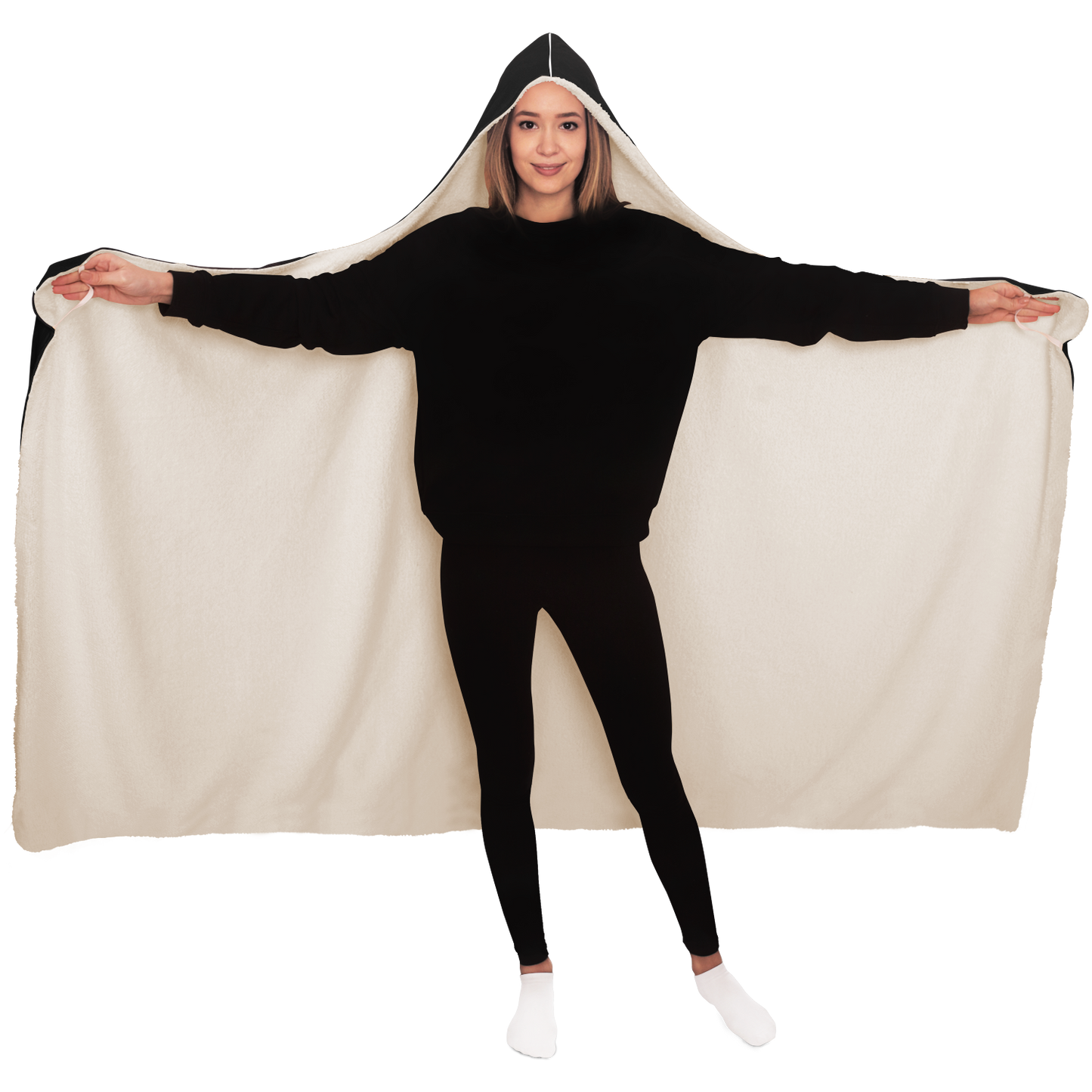 Winged Nightmare Hooded Blanket