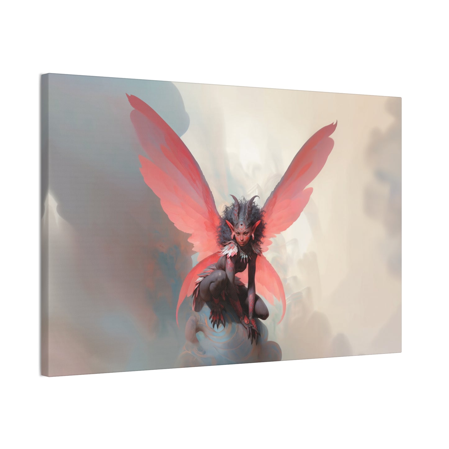 "Misty Mountain Fae"  Canvas Stretched, 0.75" - Print