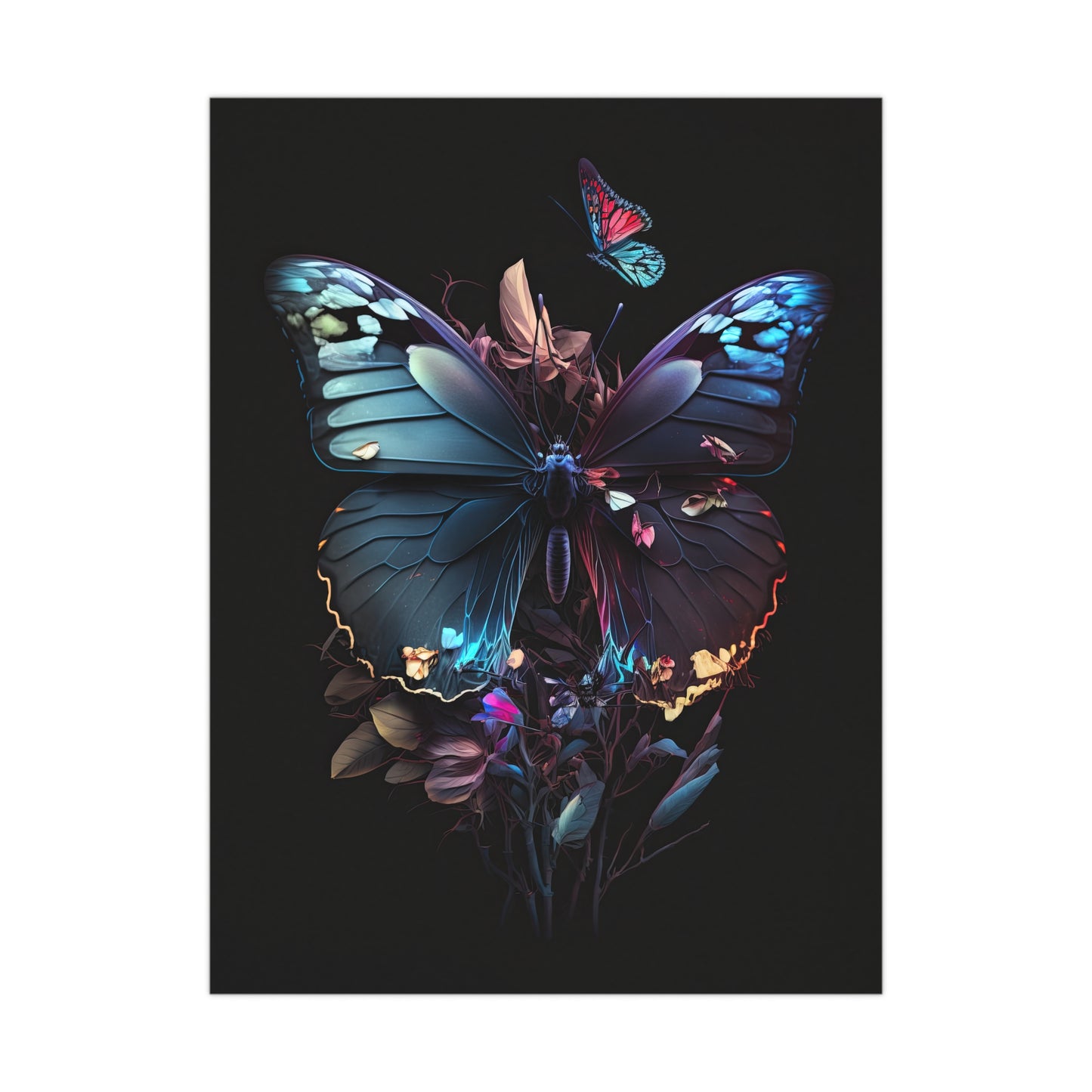 "Black Pearl Butterfly" Poster - Print