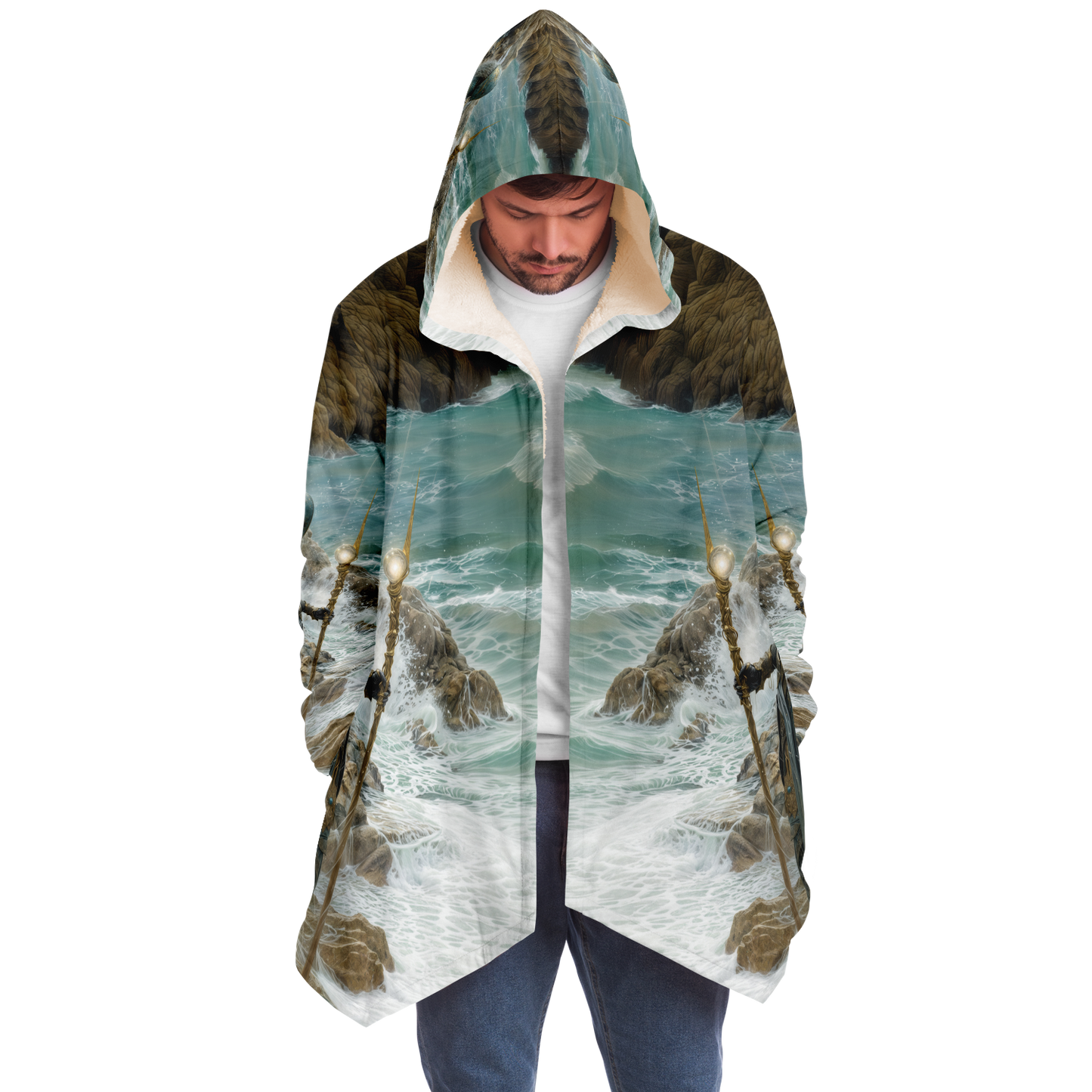 Atlantean Stormcaller Microfleece Cloak