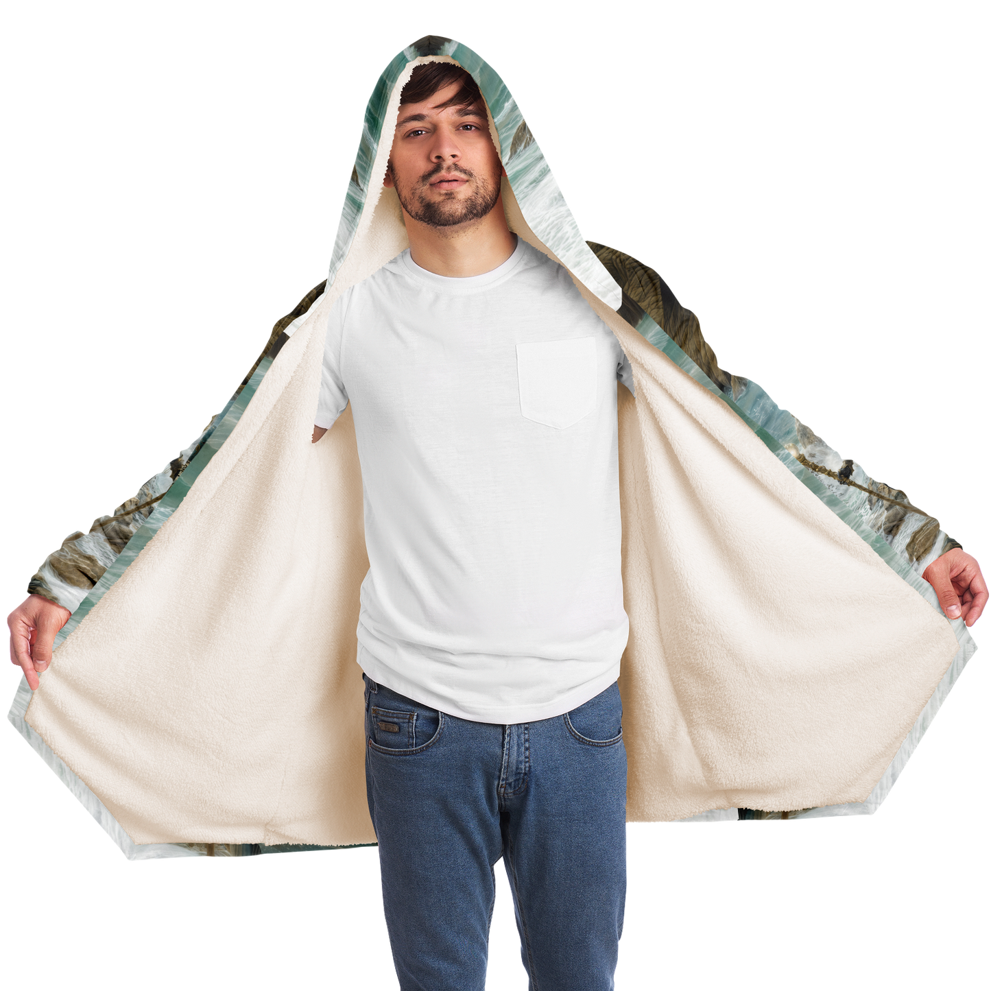 Atlantean Stormcaller Microfleece Cloak