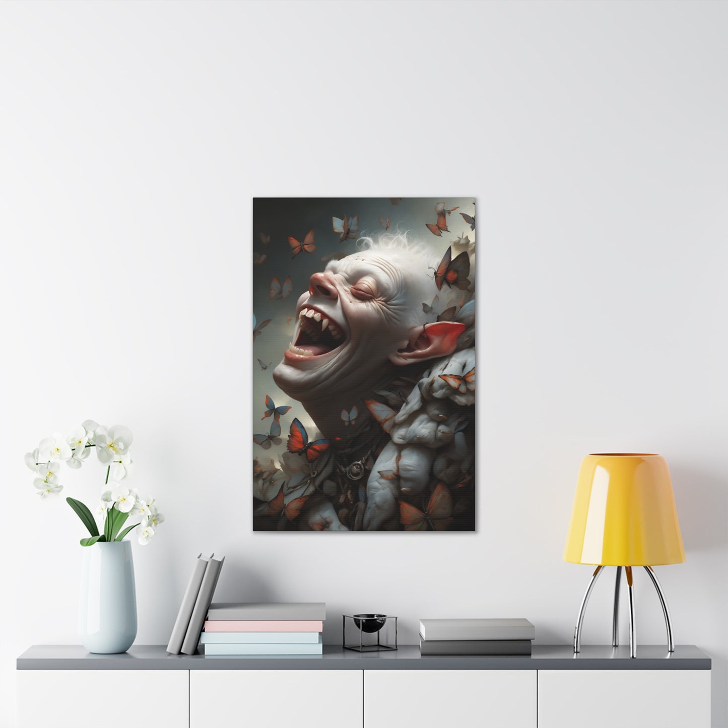 "Butterfly High" Canvas Stretched, 0.75" - Print