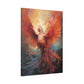 "Fluid Phoenix Dreaming" Canvas Stretched, 0.75" - Print