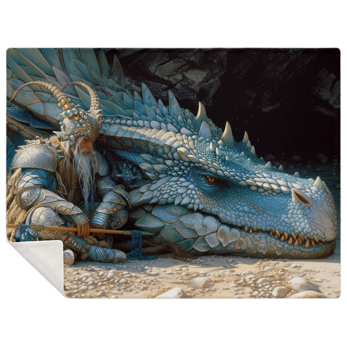 Dragons Rest Premium Microfleece Blanket