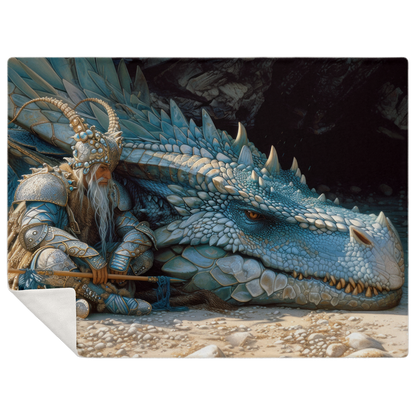 Dragons Rest Premium Microfleece Blanket