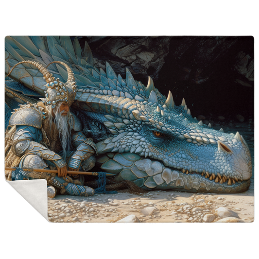 Dragons Rest Premium Microfleece Blanket