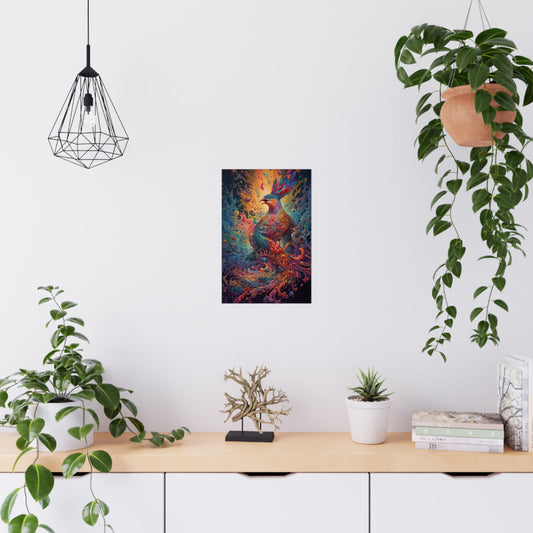 "Liquid Light Phoenix" Poster - Print