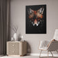 "Fox Burst" Canvas Stretched, 0.75" - Print