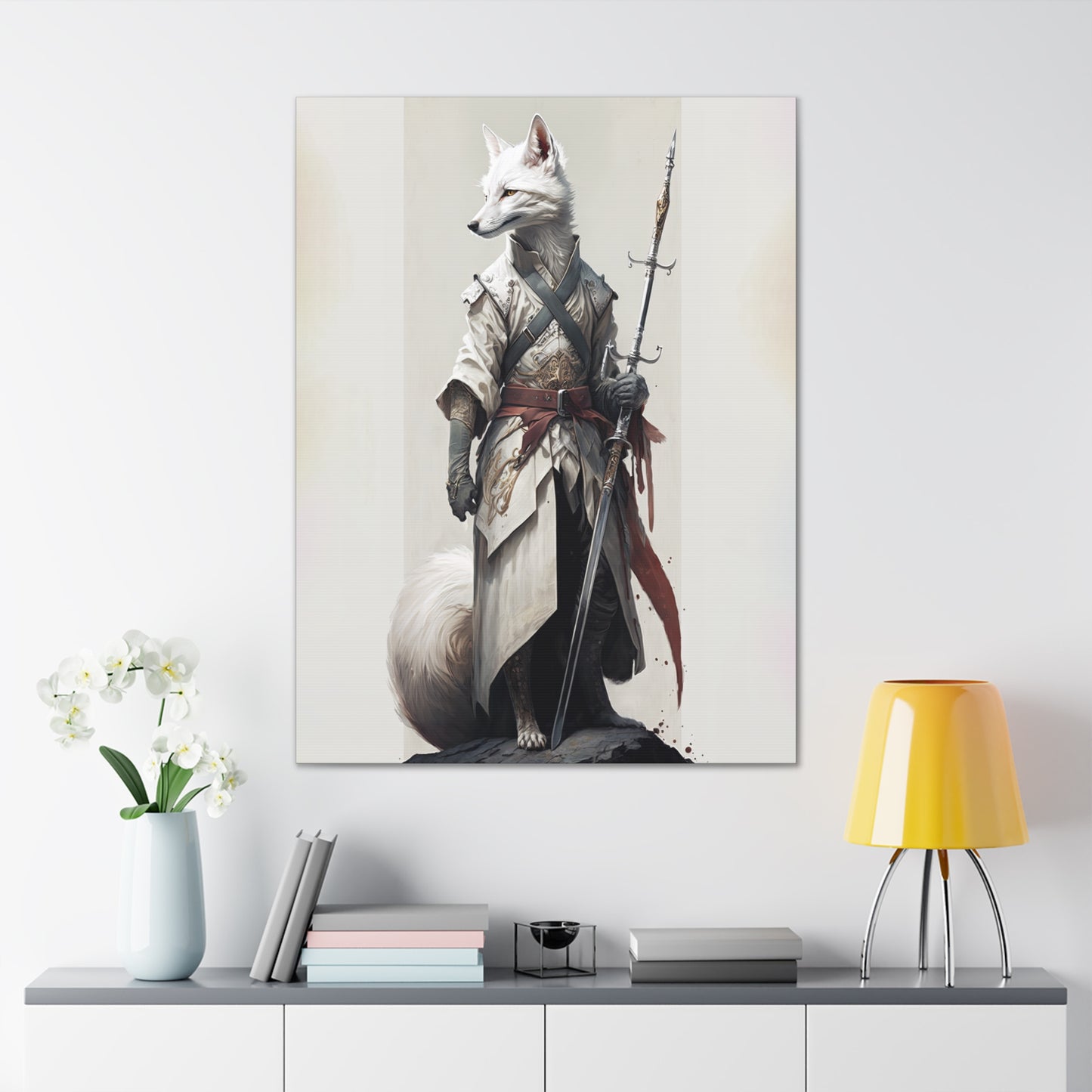 "Fox Paladine" Canvas Stretched, 0.75" - Print