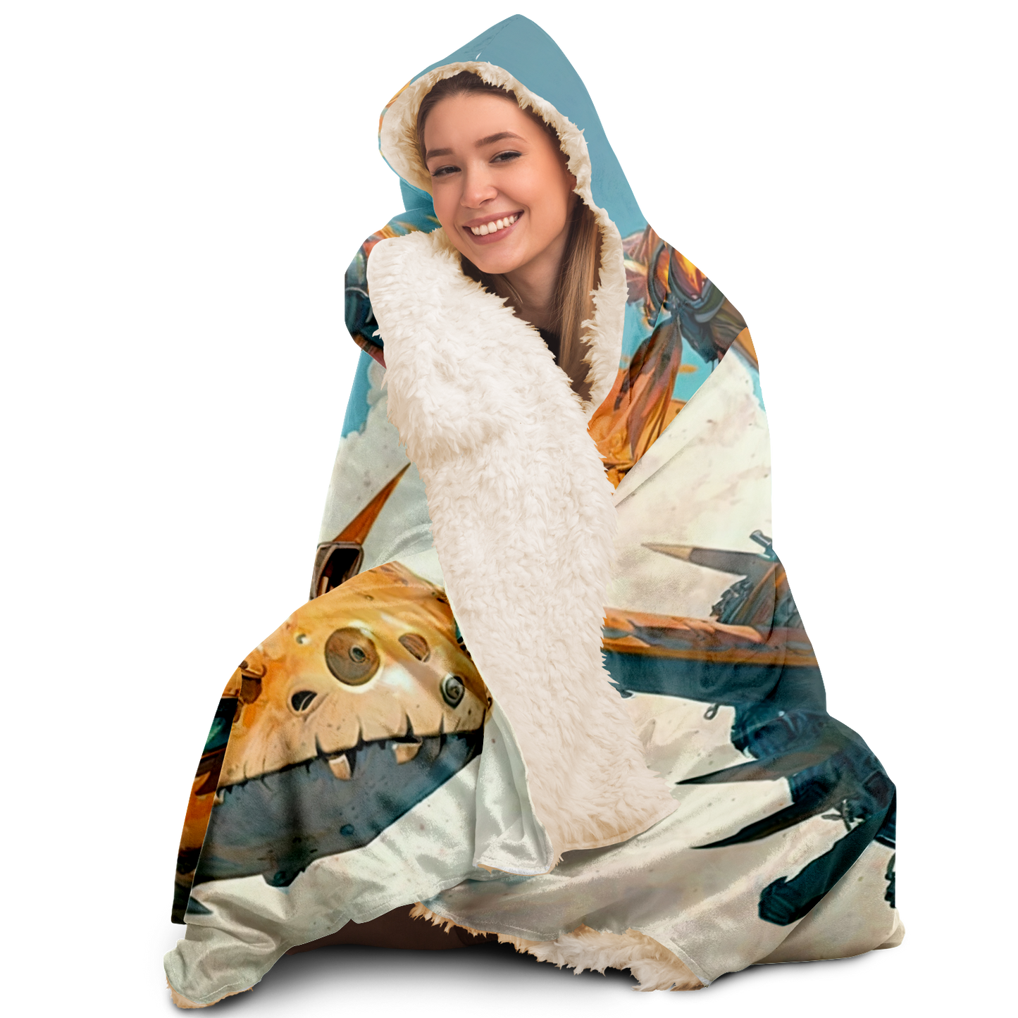 Thick as Thieves Sky Pirates Hooded Blanket