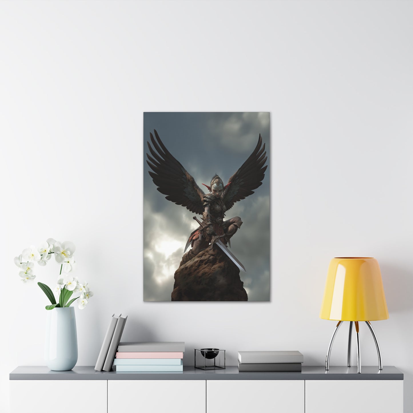 "Goblin Harpy Queens Guard" Canvas Stretched, 0.75" - Print