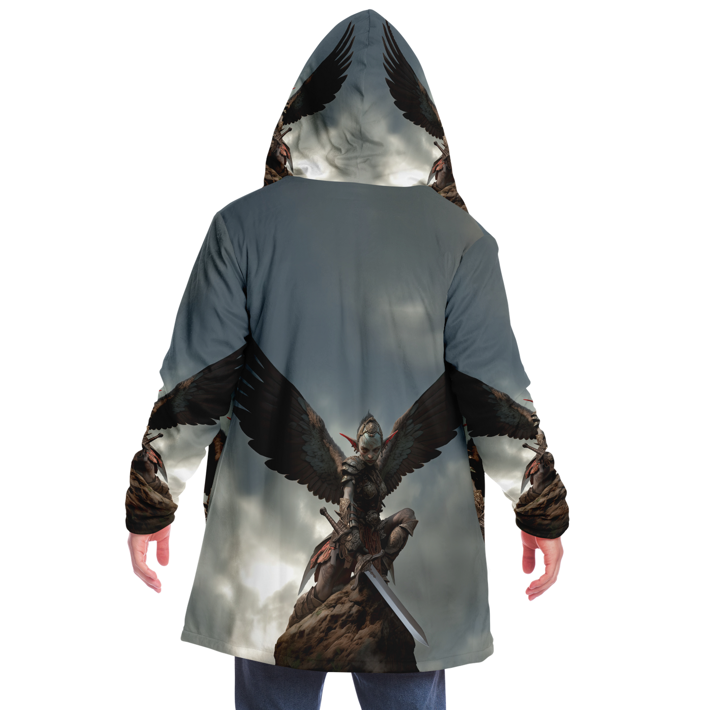 Goblin Harpy Queens Gaurd Microfleece Cloak