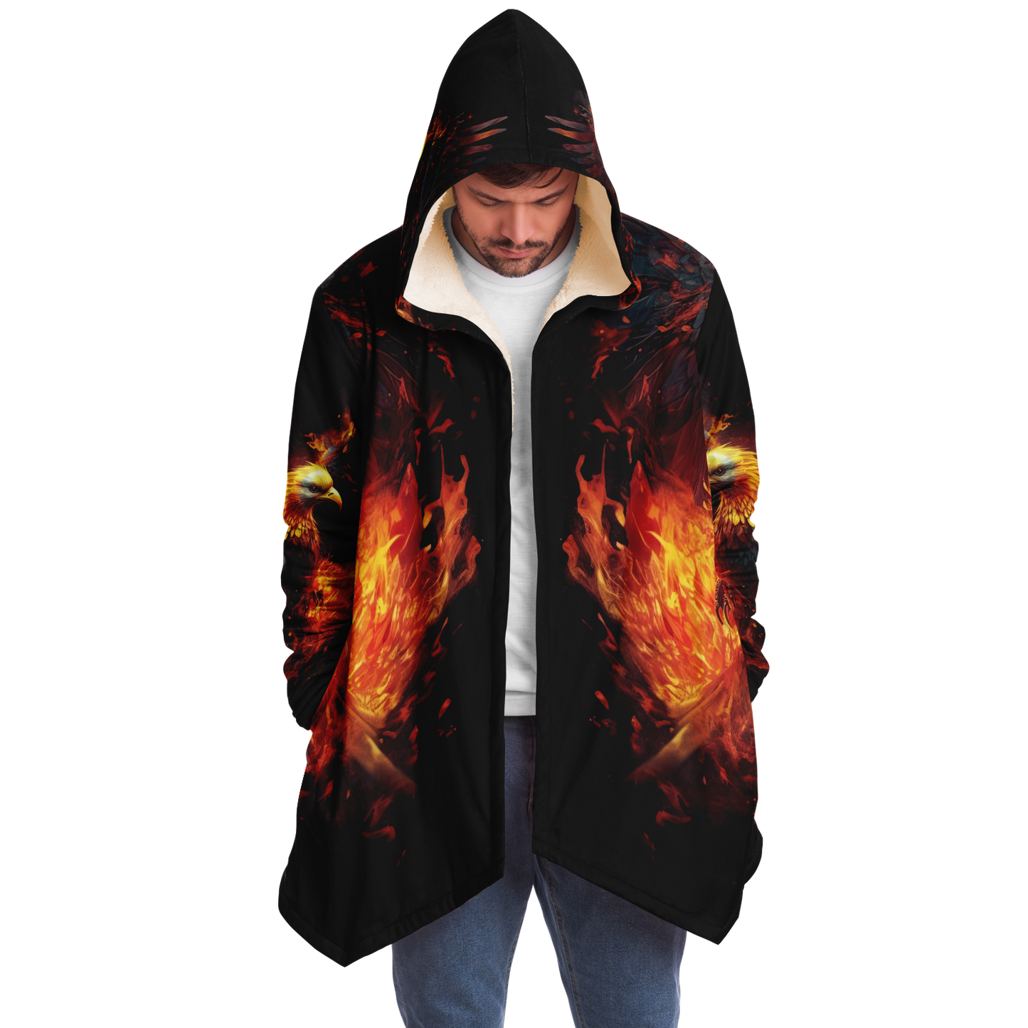 Phoenix Resurrection Microfleece Cloak