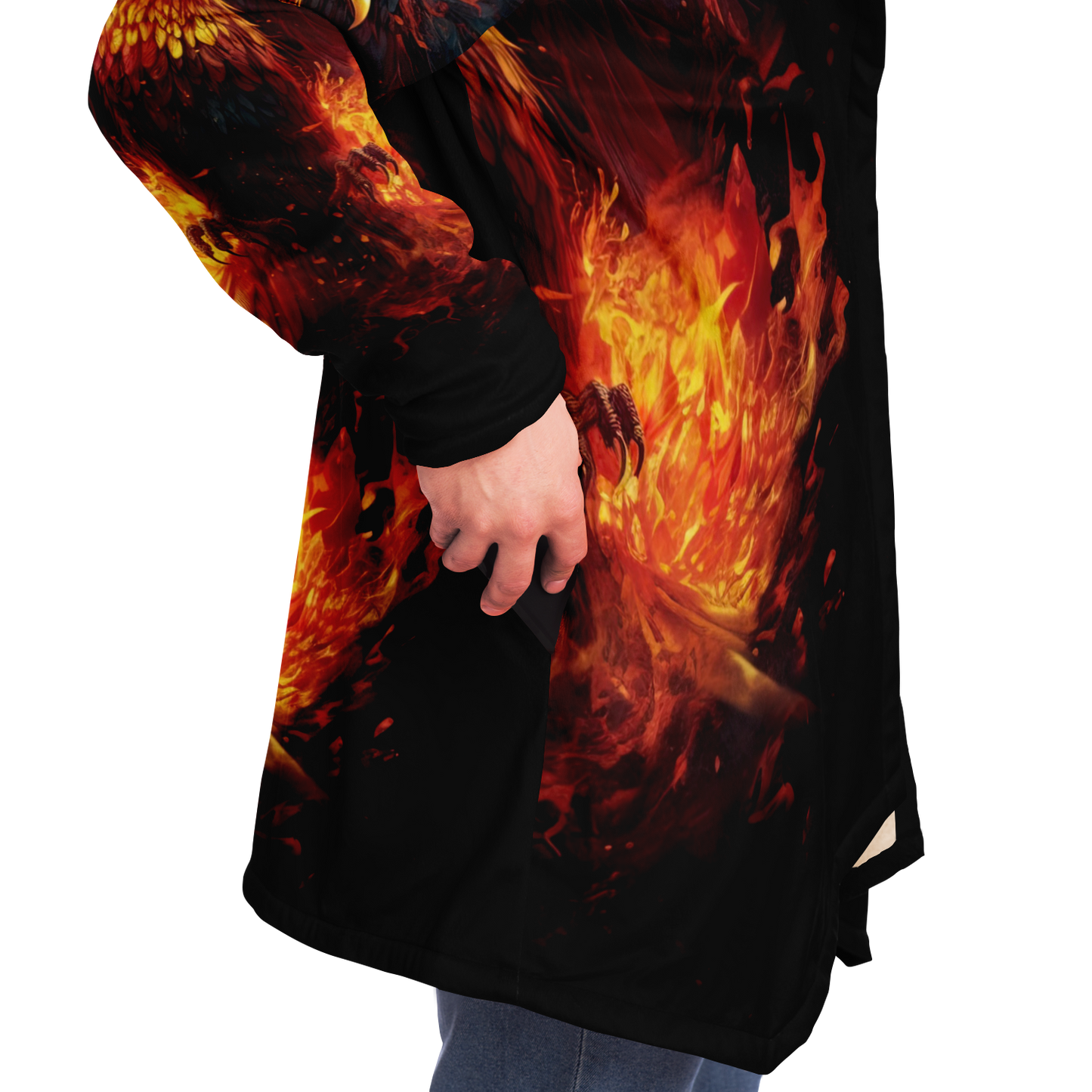 Phoenix Resurrection Microfleece Cloak