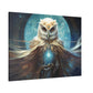 "Owl Deity"  Canvas Stretched, 0.75" - Print