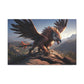 "Griffon Touchdown"  Canvas Stretched, 0.75" - Print