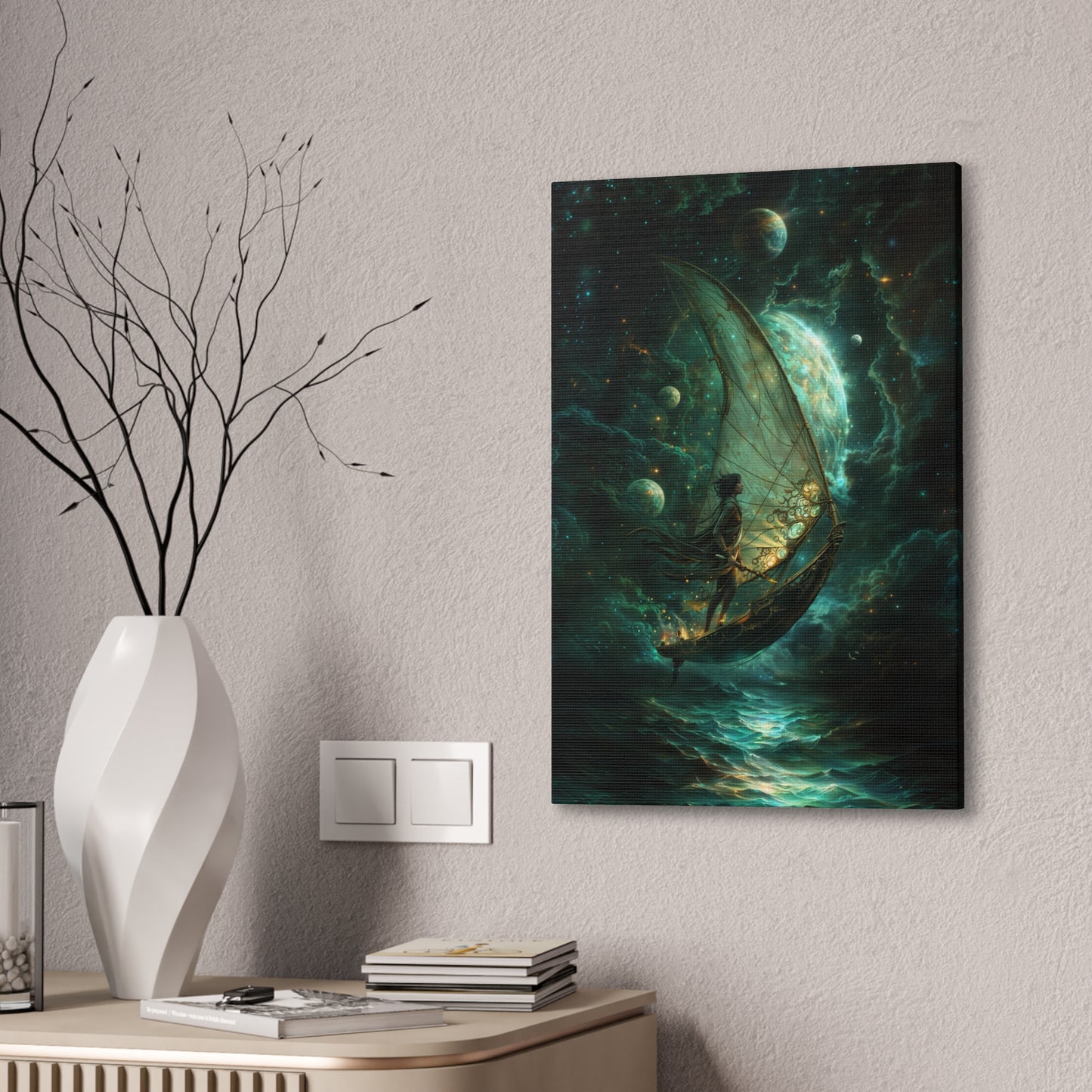 "Astral Navigator" Canvas Stretched, 0.75" - Print