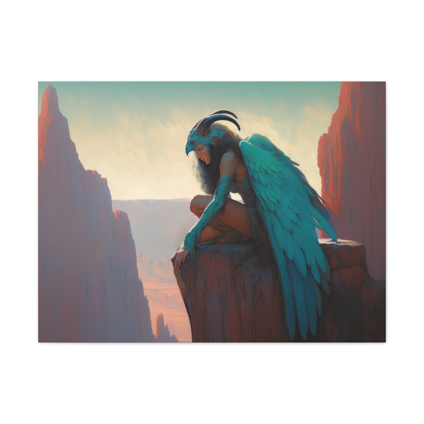 "Harpy Skystalker"  Canvas Stretched, 0.75" - Print