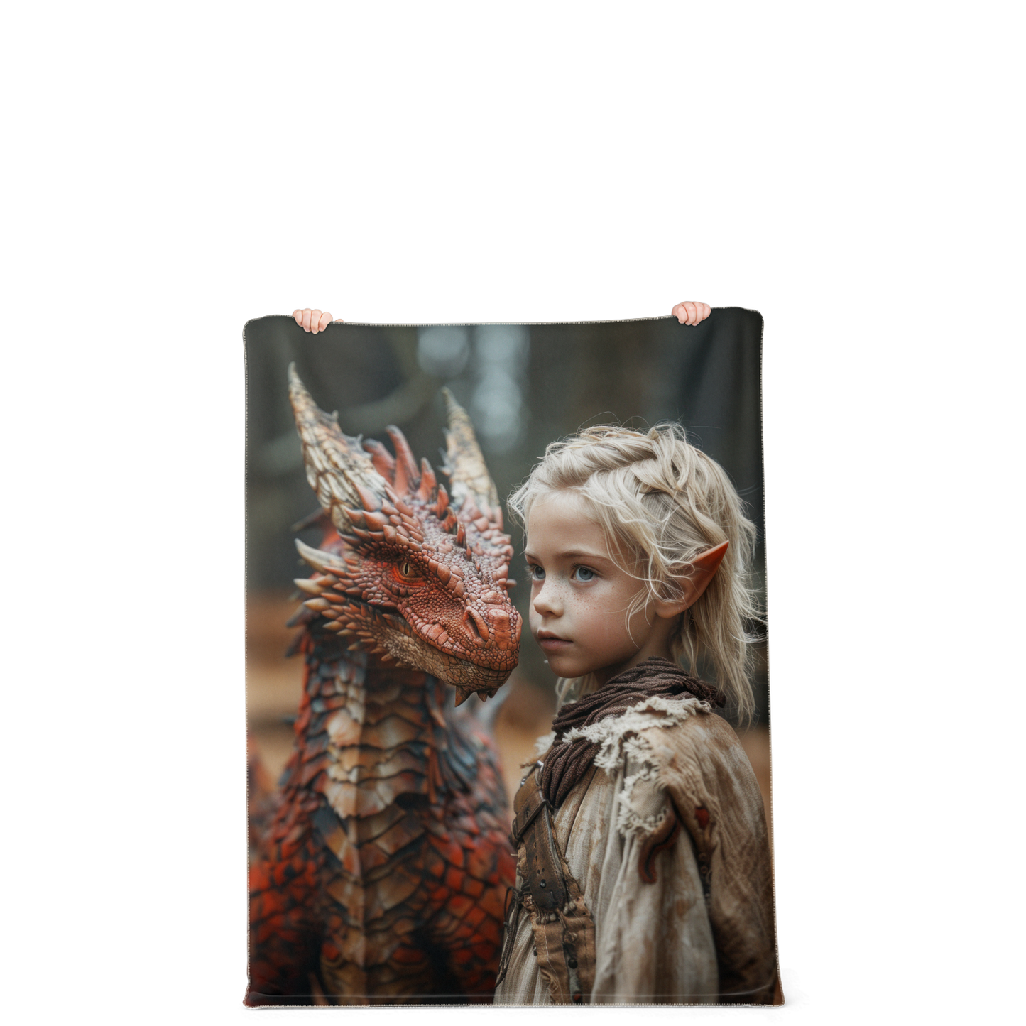 Premium Microfleece Dragon Rider In Training Blanket