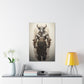 "Minotaur Deity" Canvas Stretched, 0.75" - Print