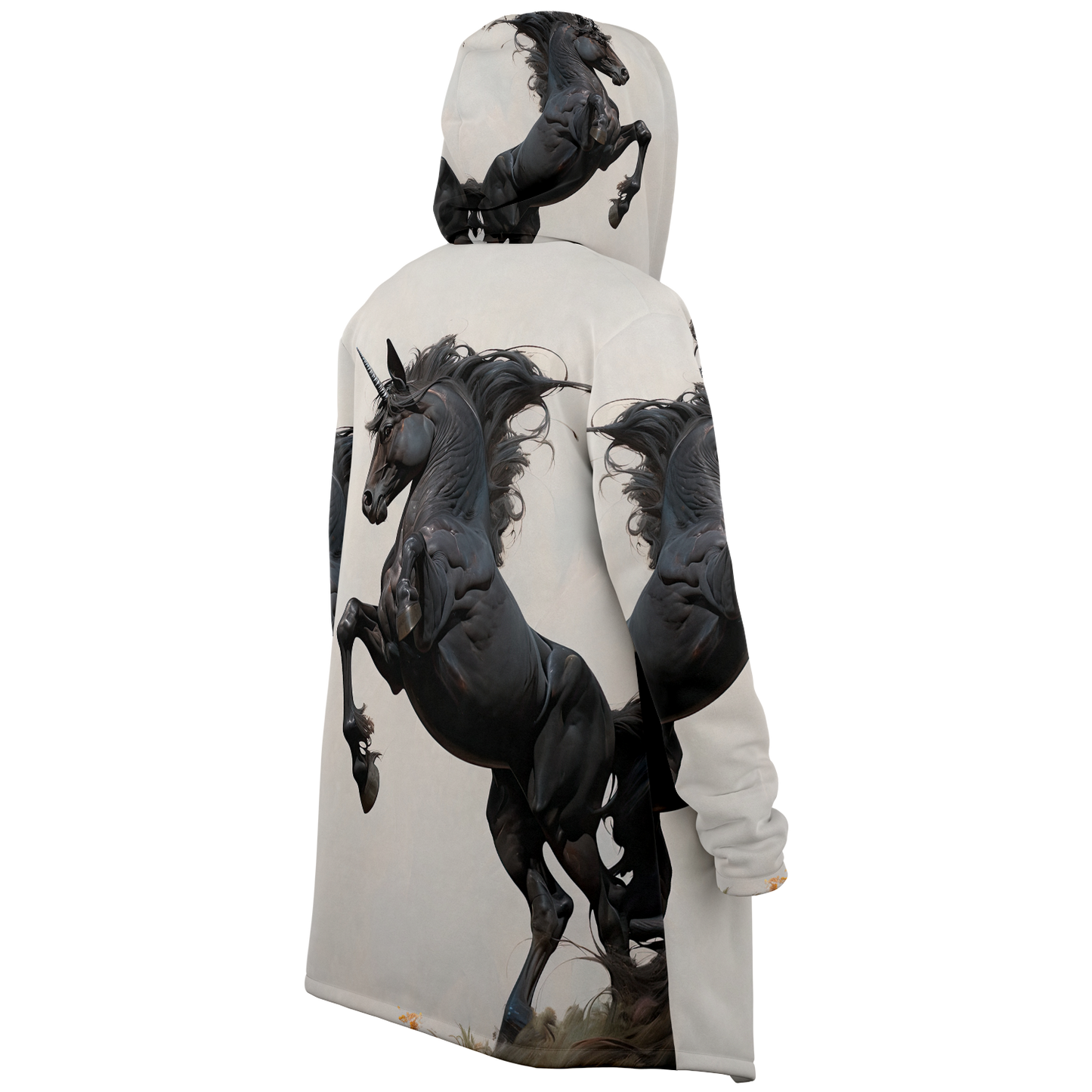 Midnight Unicorn Microfleece Cloak