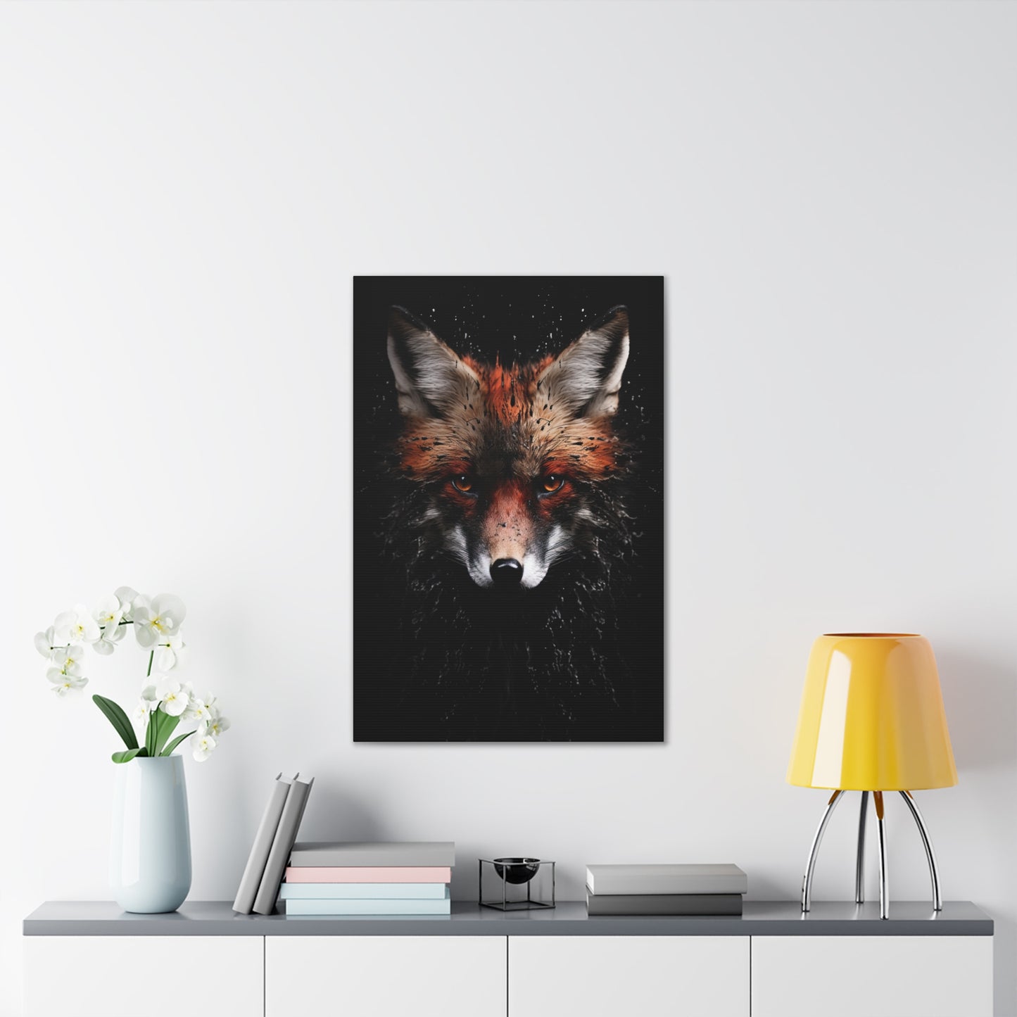 "Fox Burst" Canvas Stretched, 0.75" - Print