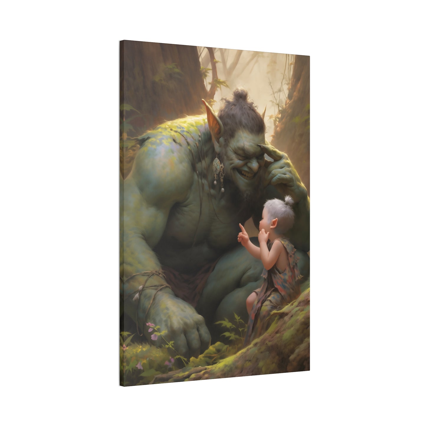 "Thunderchuckle and Pixie Snicker" Canvas Stretched, 0.75" - Print