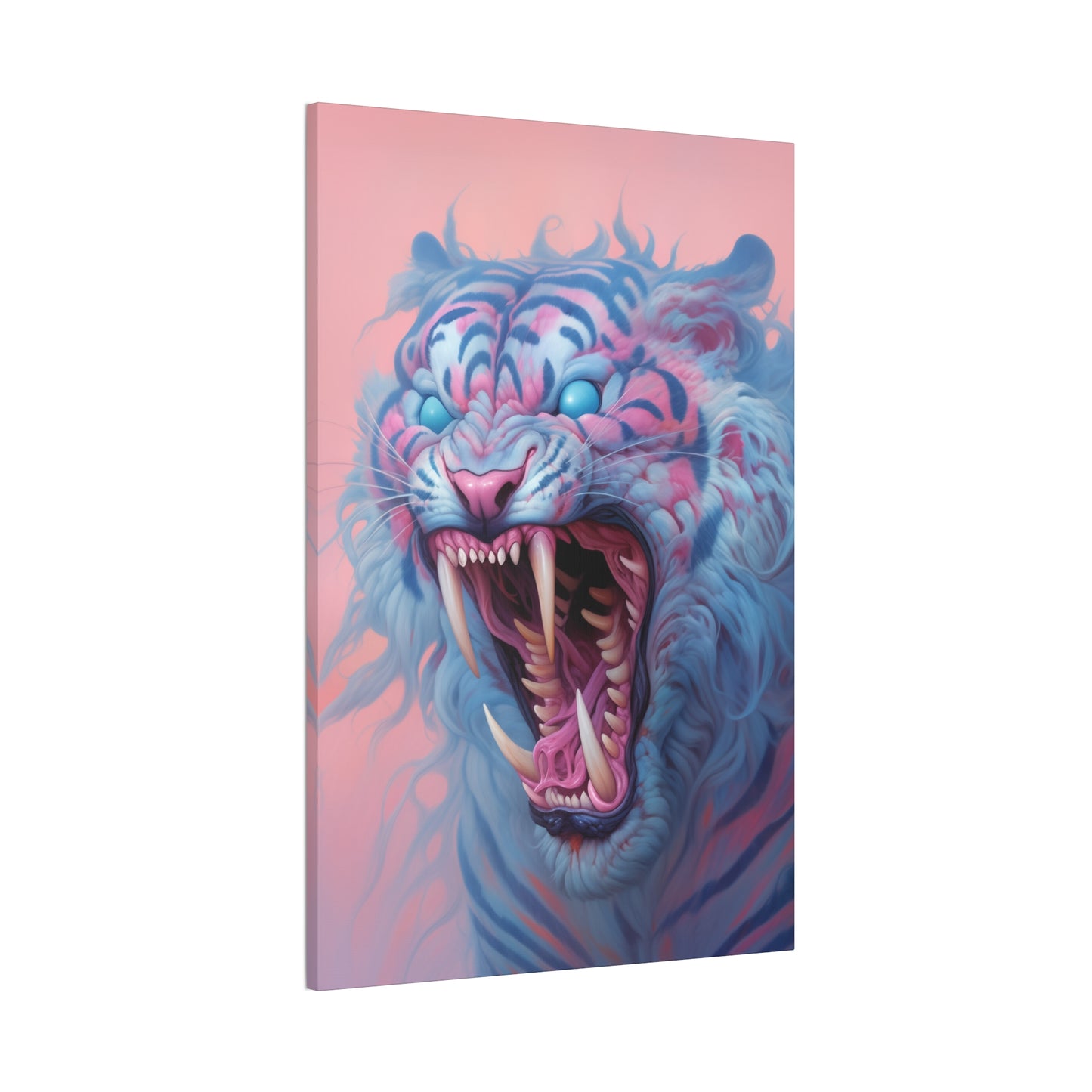 "Demon Tiger" Canvas Stretched, 0.75" - Print