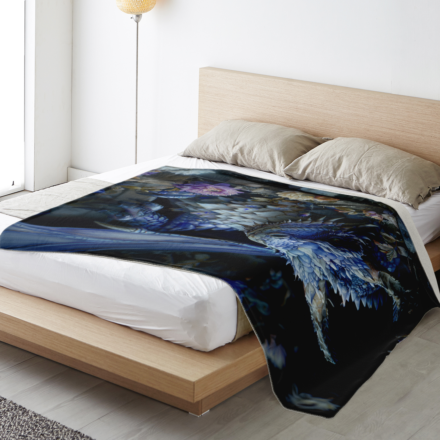 Petalwings Perch Premium Microfleece Blanket