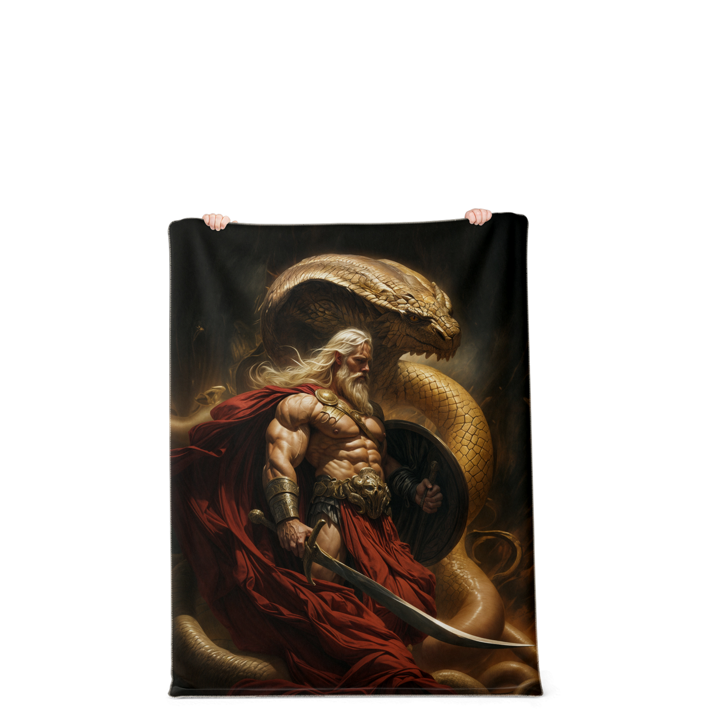 Serpent King Premium Microfleece Blanket