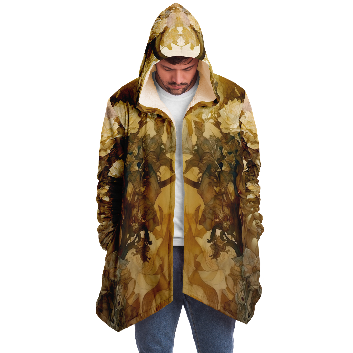 Golden Guardian Microfleece Cloak